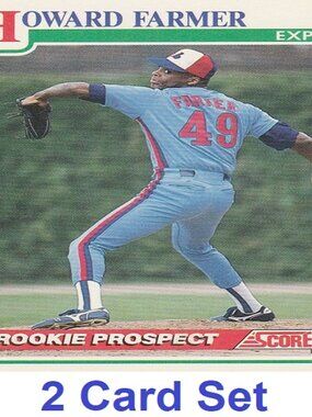 Howard Farmer Baseball Card Collection